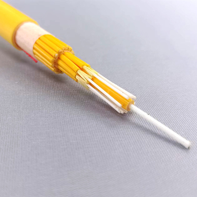 Innen-LSZH Aramid spinnen Lichtwellenleiter GJPFJH 4 der Stärke-G652D Kern 6 8 12 24 48