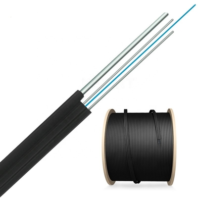 GJYXCH 1 2 4 Stahl-Draht des Kern-G657A1 oder FRP-Schwarz-Faser-Optiktransceiverkabel