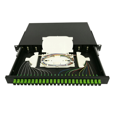 Gestell-Berg-verstärkende Faser-Optikschalttafel FTTH 12-24 Kern-SC/FC/ST/LC