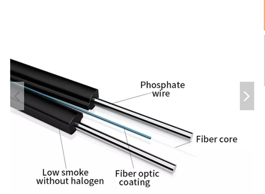 Rückgangs-LWL - Kabel GJXH FTTH des Transceiverkabel-LSZH der Jacken-1 des Kern-2 des Kern-G657A FTTH
