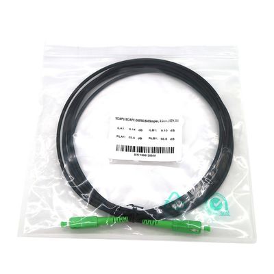 FTTH 3.5mm G657B3 Faser-Optikverbindungskabel Sc APC Monomode--3m