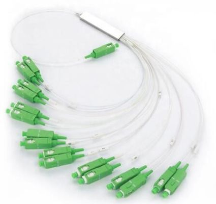 Sc APC 1 gab 8 rohr-Faser des Ertrag-1x8 Stahloptik-PLC-Teiler ein