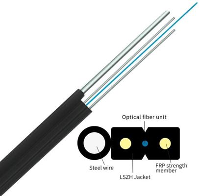 Innen-FTTH Lichtwellenleiter des selbsttragenden Luftabbildung 8-