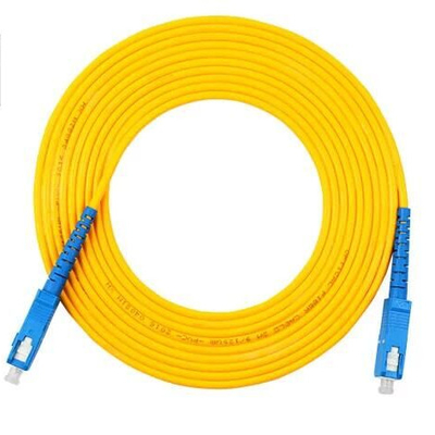 FTTH flexible 0.9mm asphaltieren gepanzertes optisches Verbindungskabel mit Sc-/LC-/FC-Verbindungsstück