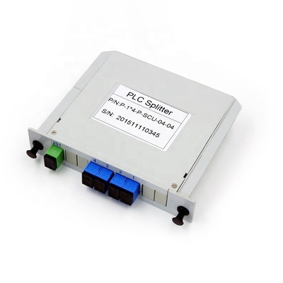 FTTH 1x12 PLC-Teiler-Glasfaser mit Kassette Sc-/APC-Verbindungsstück-FTTH