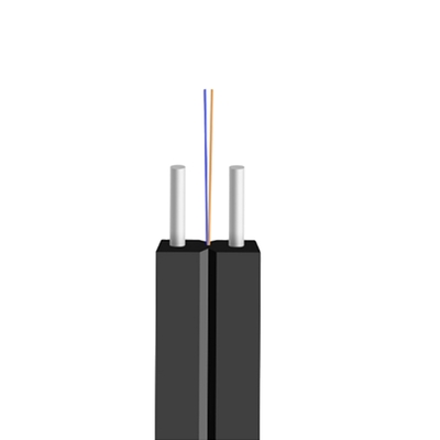 Flachkabel FTTH LSZH des Jacken-G657A Lichtwellenleiter-GJXH/GJXFH
