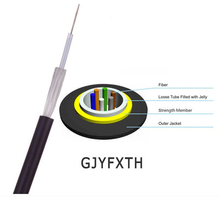 Wasserdichtes Faser-Lichtleiterkabel-Glas-Garn-InnenZentralrohr im Freien GJYFXTH
