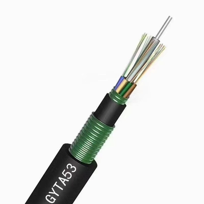 Direct begrabenes Stahlband gepanzerte 12 Lichtwellenleiterpreis mit 96 Kernen pro Meter GYTA53