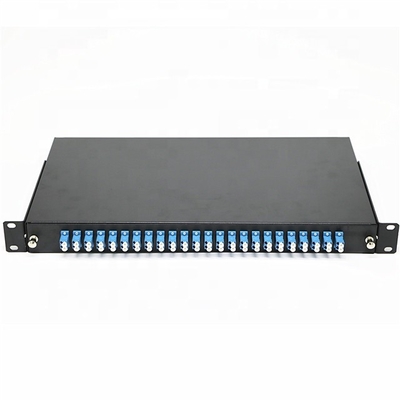 19 Zoll strukturieren an der Wand befestigten 24 Port-LC-Duplexadapter-Faser-Optikanschlusskasten