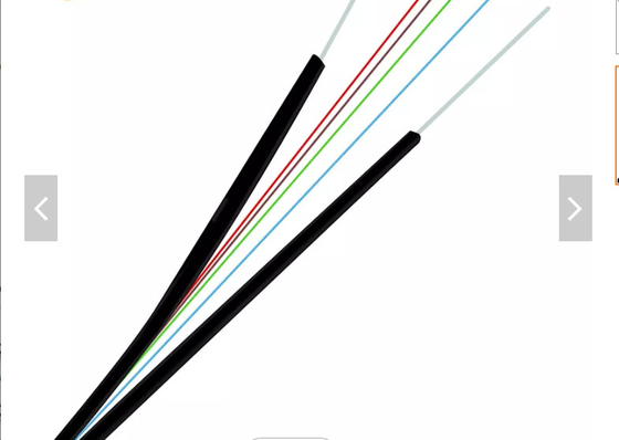 Rückgangs-LWL - Kabel GJXH FTTH des Transceiverkabel-LSZH der Jacken-1 des Kern-2 des Kern-G657A FTTH