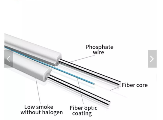 Rückgangs-LWL - Kabel GJXH FTTH des Transceiverkabel-LSZH der Jacken-1 des Kern-2 des Kern-G657A FTTH