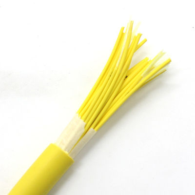 Kern-Einmodenfaser-optisches Kabel PVCs LSZH GJBFJH Inspektions-G657A1 Ausbruch-24