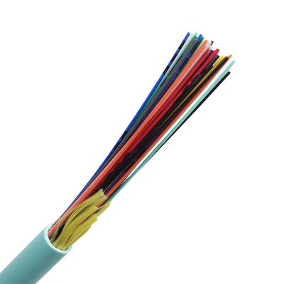 GJFJV-X Millimeter OM3 Verteilungs-fester Puffer Aqua Fiber Optic Cable