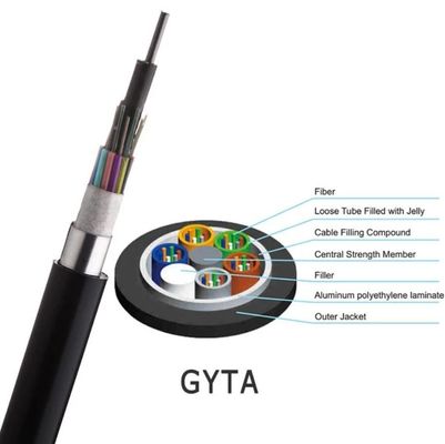 Optischer GYTA 4 Kern-Nicht-gepanzerter Lichtwellenleiter im Freien/Übertragungskabel des Monomode--