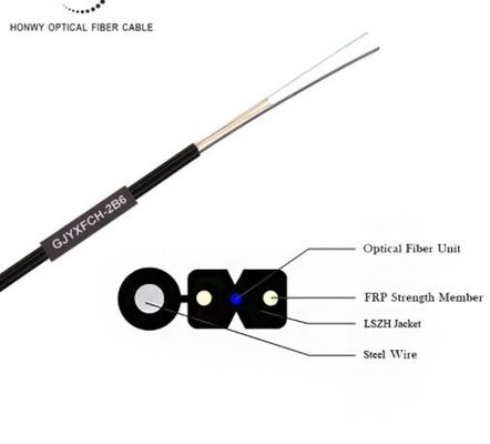1260nm-1650nm FRP Bogen-Art FTTH-Lufttransceiverkabel