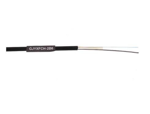 8 selbsttragendes FTTH Transceiverkabel des Kern-Lichtwellenleiter-