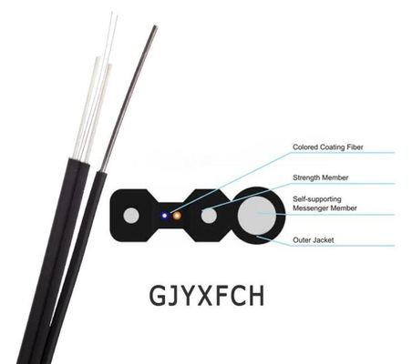 Kern 4 des Monomode--2 entkernen Innen-FTTH-Abbildung 8-Lichtwellenleiter