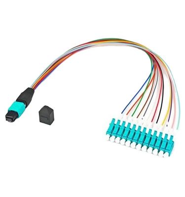 Gepanzerter Kern Fc Mpo/Pc Mtp des Duplex-8 Optikdem verbindungskabel zur Faser-Mpo-Lc