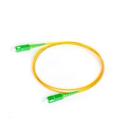 Monomode--3Ms SC/APC der Vernetzungs-FTTH Simplexfaser-Optikverbindungskabel