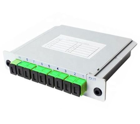 Upc-Faser PC ABS 1*8 Koppler Sc APC Optik-PLC-Teiler