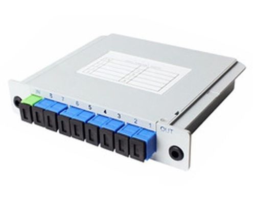 Upc-Faser PC ABS 1*8 Koppler Sc APC Optik-PLC-Teiler