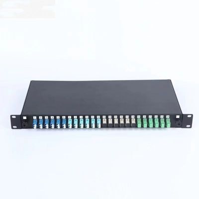 24 Port-LC, der Art Schalttafel-Faser-Optikbeendigungs-Kasten schiebt