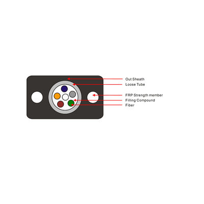 1,2,4 flacher Lichtwellenleiter des Kern-G657A1 G657A2 FTTH des Tropfen-FOC