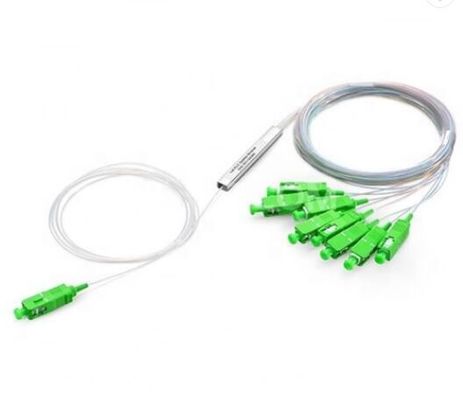 Sc APC 1 gab 8 rohr-Faser des Ertrag-1x8 Stahloptik-PLC-Teiler ein