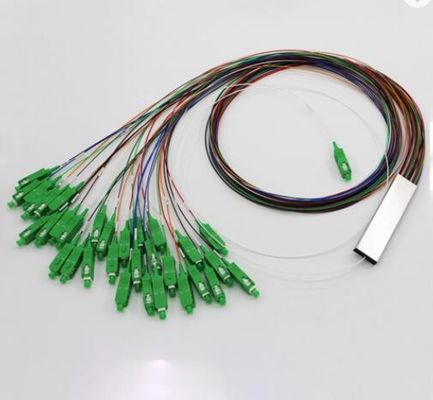 Sc APC 1 gab 8 rohr-Faser des Ertrag-1x8 Stahloptik-PLC-Teiler ein
