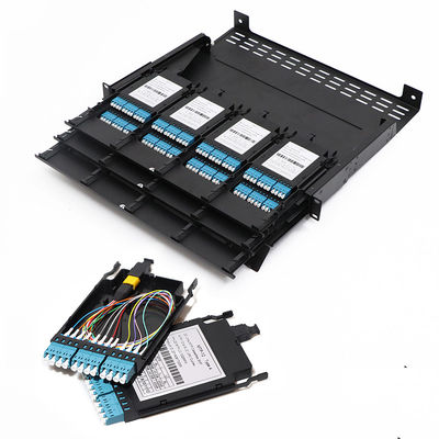 Faser-Optikkassetten-Modul FOC OM3 MTP MPO LC 12