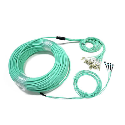 12 24 Kerne Fanout MPO LC-Ausbruch-Kabel MPO zum Fanout-Kabel