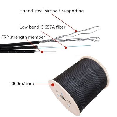Faser-Optiktransceiverkabel Weiruo-Kern-GJYXCH GJYXFCH GJXH G657A1 FTTH