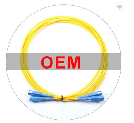 OM1 Simplexfaser-Optikverbindungskabel des duplex-G652D 3m LSZH