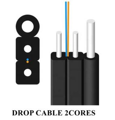 Selbsttragendes Kabel des LSZH-Hüllen-G657A2 4 Kern-OFC