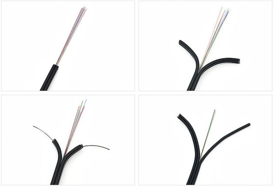 1 2 4 6 Innentransceiverkabel des Kern-FTTH mit LSZH-Jacke