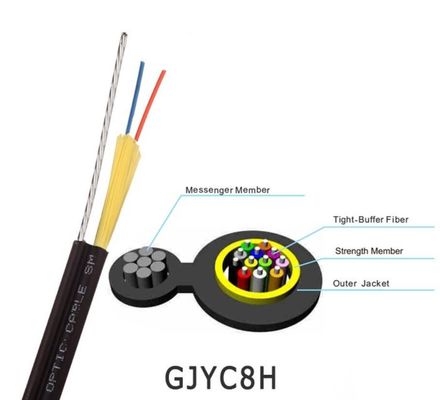2 Kern-selbsttragender fester Puffer ringsum FTTH-Transceiverkabel