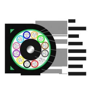 2 Kern-Multimodefaser-optisches Kabel des Kern-4 für FTTH