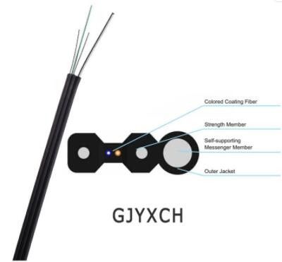 Faser-Optikverbindungskabel des Monomode--GJXFH GJXH FTTH