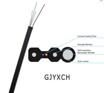 Faser-Optikverbindungskabel des Monomode--GJXFH GJXH FTTH