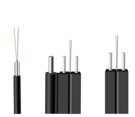 Niedriges transceiverkabel der Rauch-Hüllen-KFRP GJXFH 8 Innendes kern-FTTH