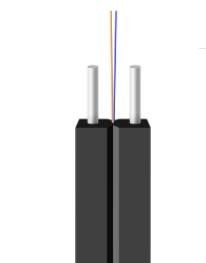 Niedriges transceiverkabel der Rauch-Hüllen-KFRP GJXFH 8 Innendes kern-FTTH