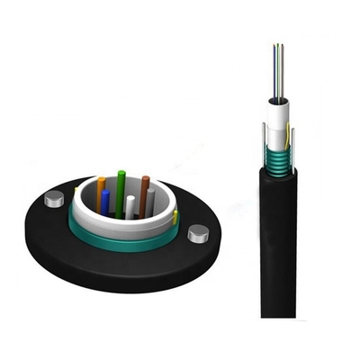 LWL - Kabel des Monomode--24 des Kern-GYXTW 70 Grad mit Stahldraht zwei