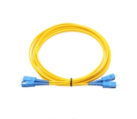FTTH flexible 0.9mm asphaltieren gepanzertes optisches Verbindungskabel mit Sc-/LC-/FC-Verbindungsstück