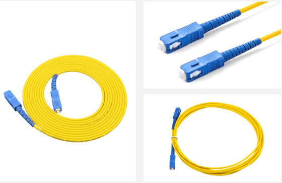 FTTH flexible 0.9mm asphaltieren gepanzertes optisches Verbindungskabel mit Sc-/LC-/FC-Verbindungsstück