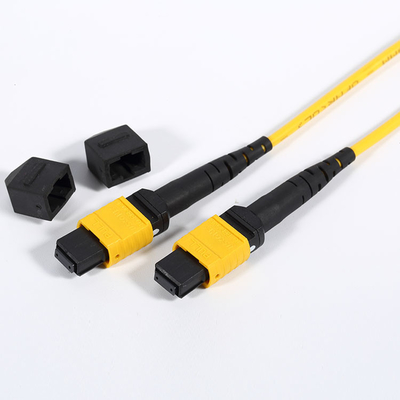 MPO MTP Einfügungsdämpfung PVC-Jacke 12/24 Kerne des Faser-Optikflecken-Kabel-0.5dB