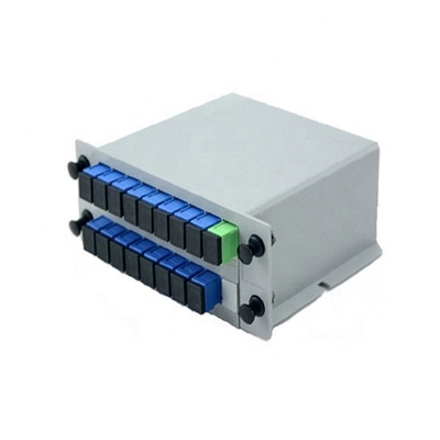 FTTH 1x12 PLC-Teiler-Glasfaser mit Kassette Sc-/APC-Verbindungsstück-FTTH