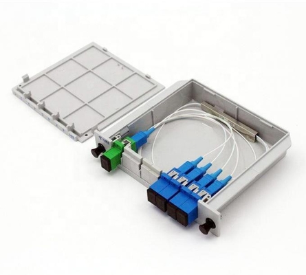 FTTH 1x12 PLC-Teiler-Glasfaser mit Kassette Sc-/APC-Verbindungsstück-FTTH